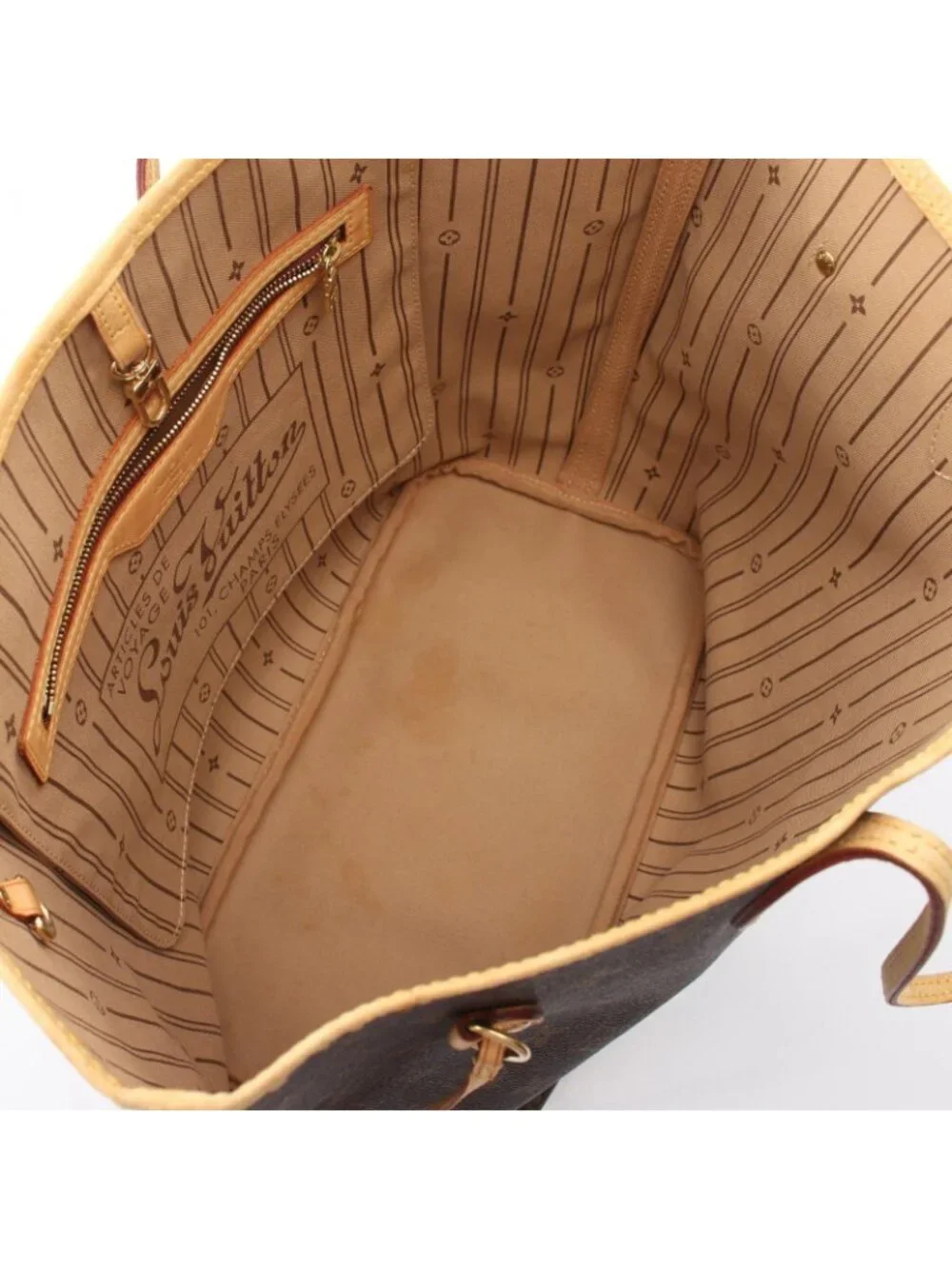 Louis Vuitton Tote Neverfull MM Canvas Leather
